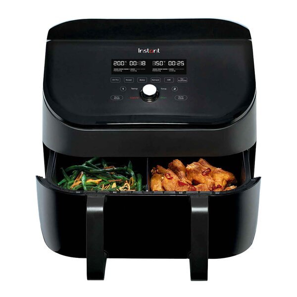 Dobbel airfryer: 4 modeller med to soner