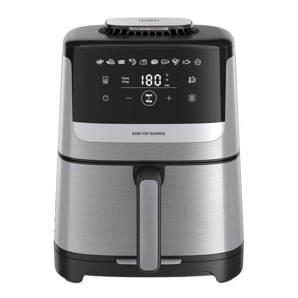 Airfryer i rustfritt stål fra OBH Nordica med lav lyd